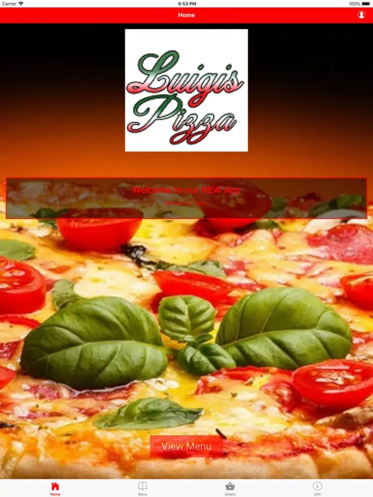 Luigis Pizza L3 iPad  스크린샷