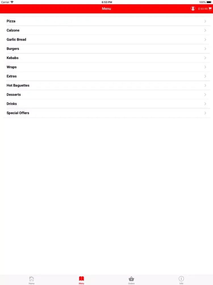 Luigis Pizza L3 iPad  스크린샷