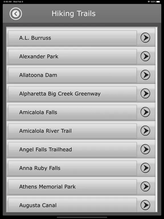 Ảnh chụp màn hình của Georgia -Camping &Trails,Parks iPad 