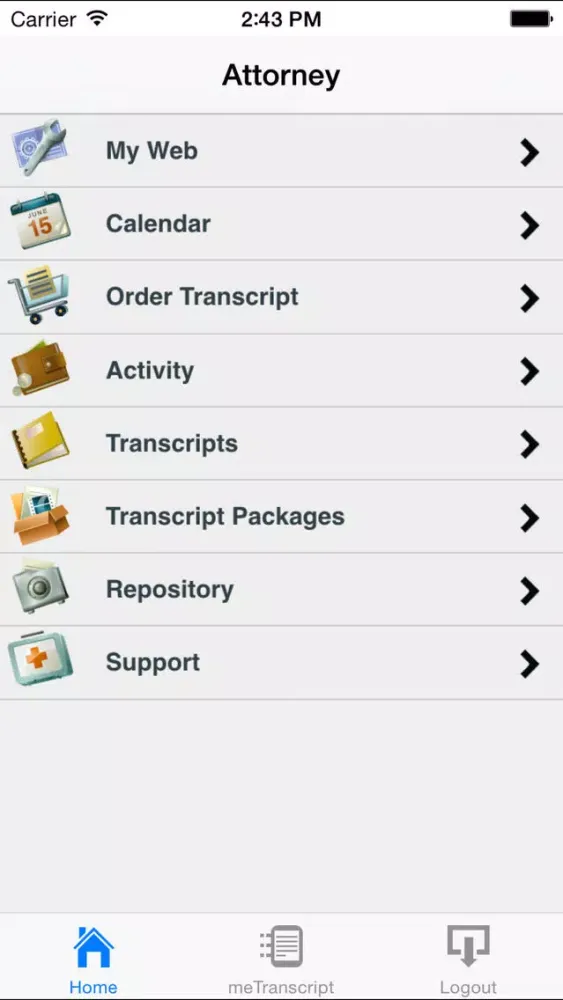 Elizabeth Gallo Court Reporting Mobile স্ক্রিনশট