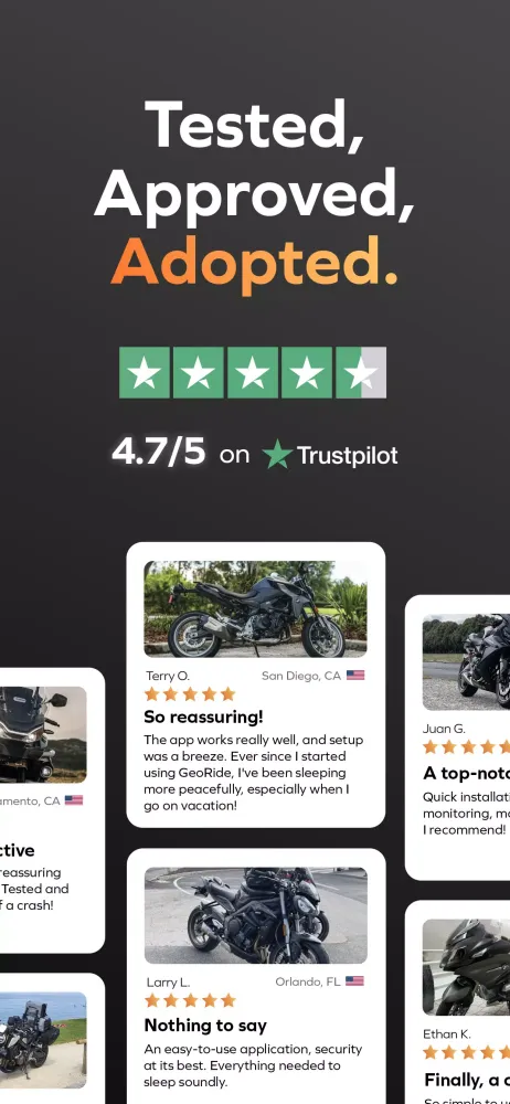 GeoRide Screenshots