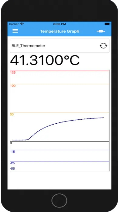 Bluetooth LE Thermometer Screenshots