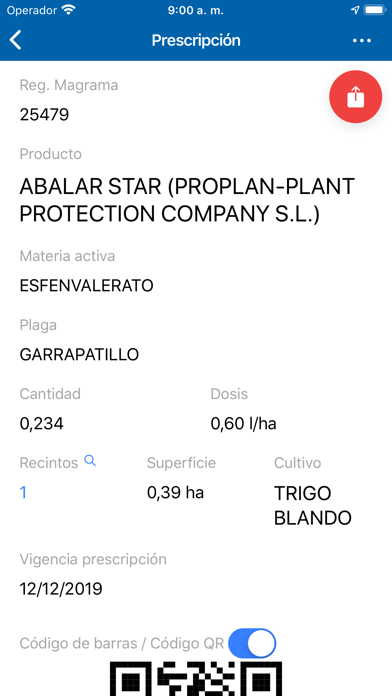 Tangkapan skrin aGROSlab Asesor GIP