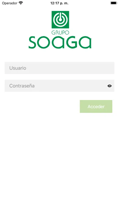 Screenshot di Cuaderno de Campo SOAGA