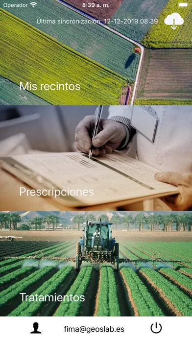 Screenshot di Cuaderno de Campo SOAGA