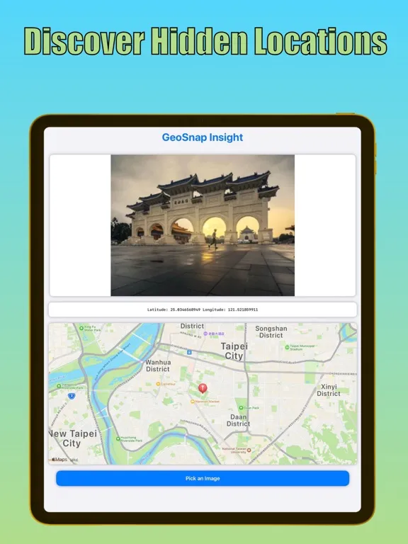 GeoSnap Insight iPad  스크린샷