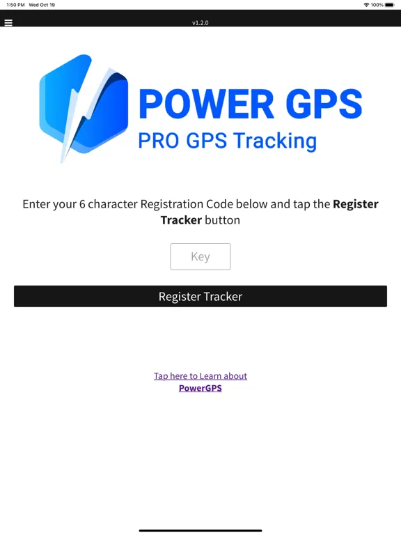 PowerGPS Tracker iPad  스크린샷