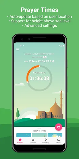 Miqat: Prayer Times, Qibla應用截圖