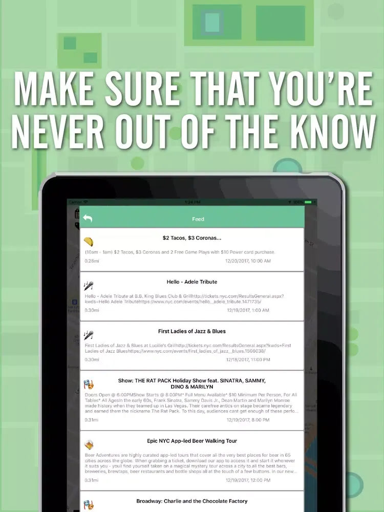 ภาพหน้าจอของ Geoswap iPad 
