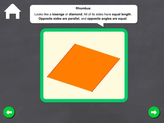 Скриншоты Quadrilaterals - Math Games iPad 
