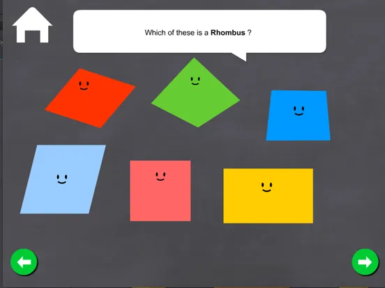 Скриншоты Quadrilaterals - Math Games iPad 