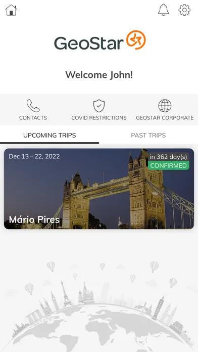 Capturas de tela do GeoStar Trip - My itinerary