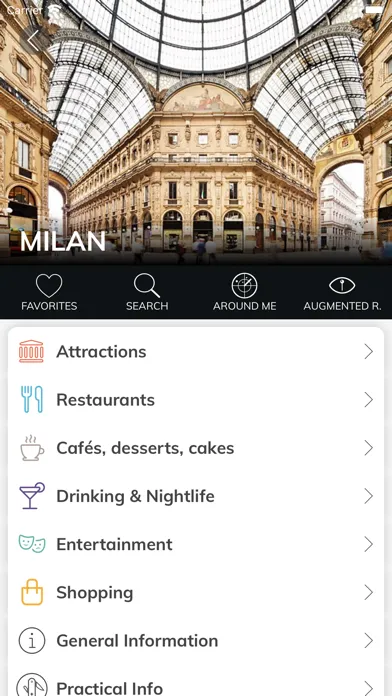 Capturas de tela do GeoStar Trip - My itinerary
