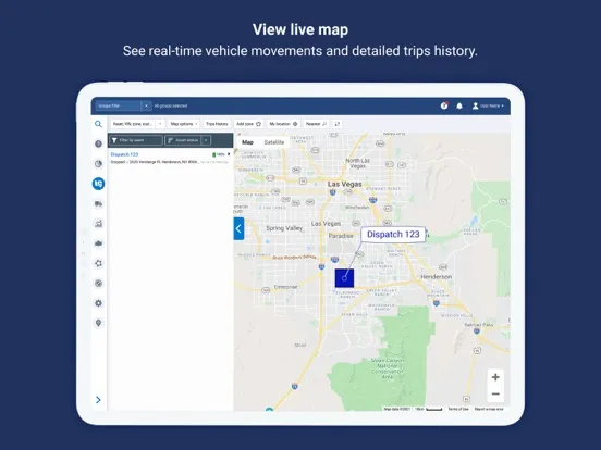 MyGeotab Fleet Management iPad  स्क्रीनशॉट