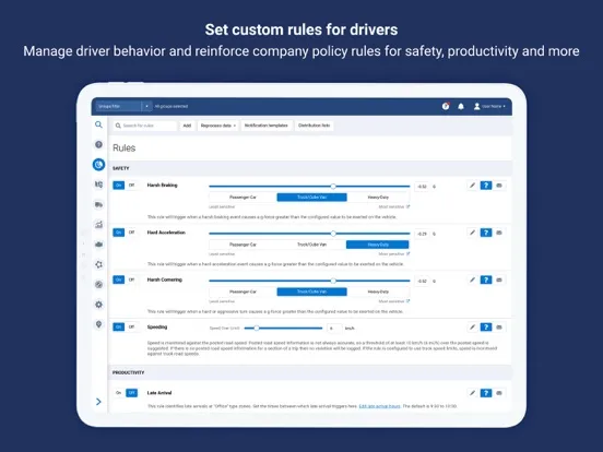 MyGeotab Fleet Management iPad  स्क्रीनशॉट