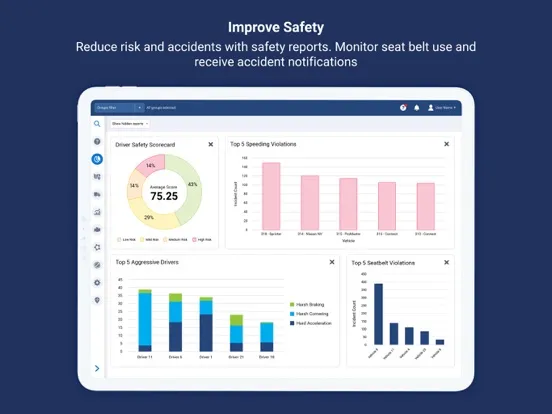 MyGeotab Fleet Management iPad  स्क्रीनशॉट
