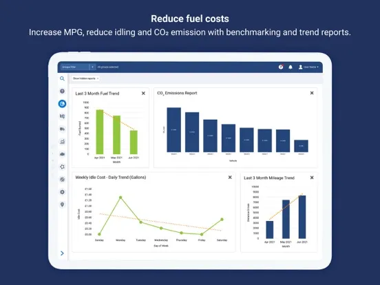 MyGeotab Fleet Management iPad  स्क्रीनशॉट