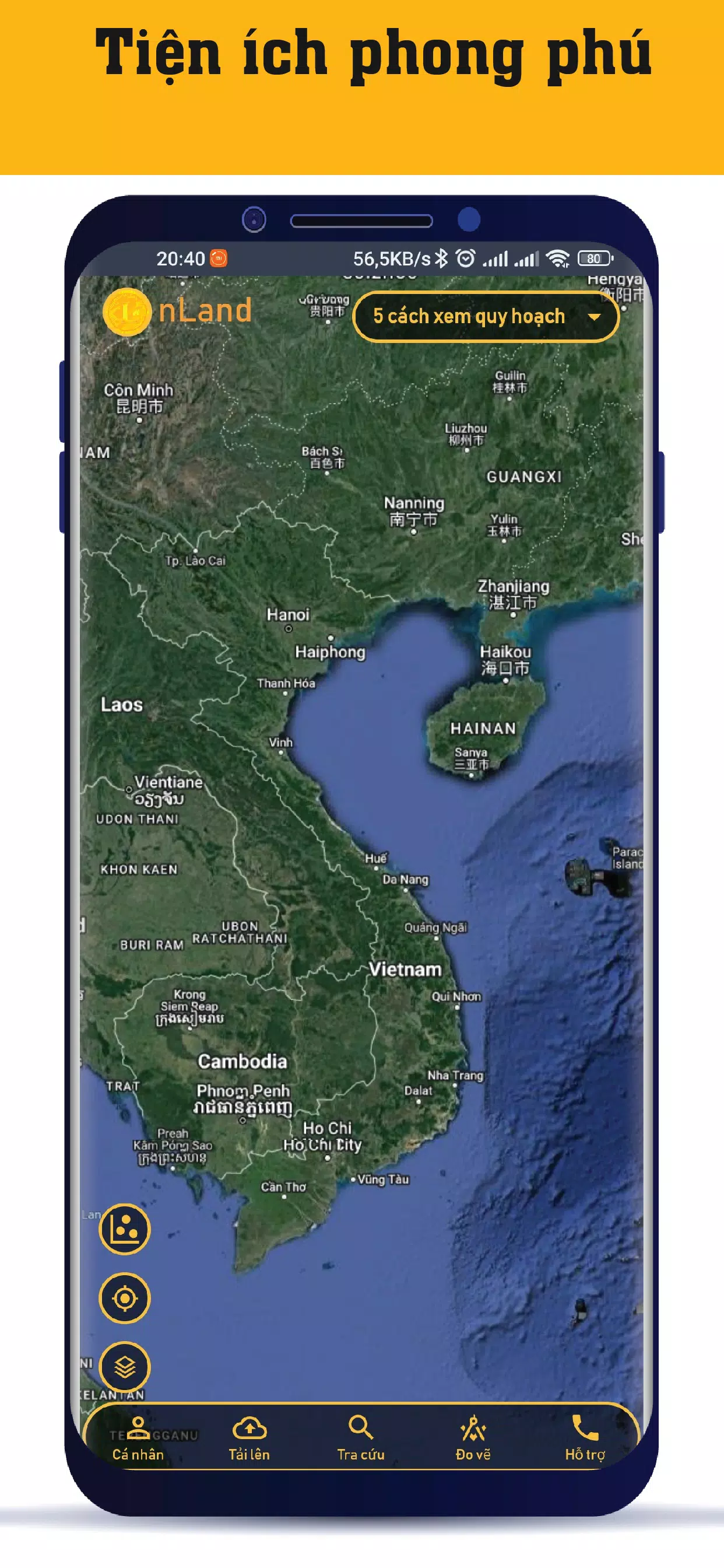 Onland-Xem quy hoạch toàn quốc Screenshots1