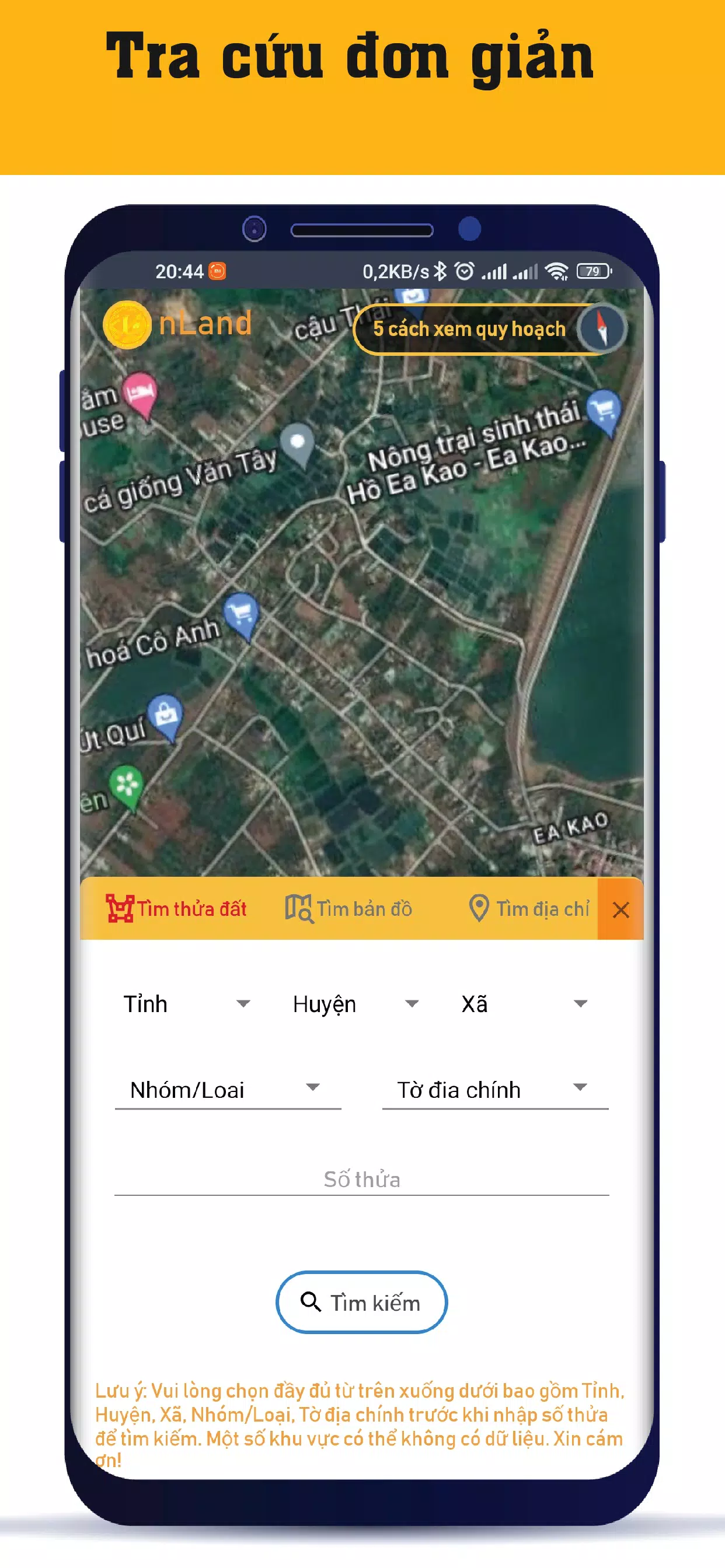 Onland-Xem quy hoạch toàn quốc Screenshots2