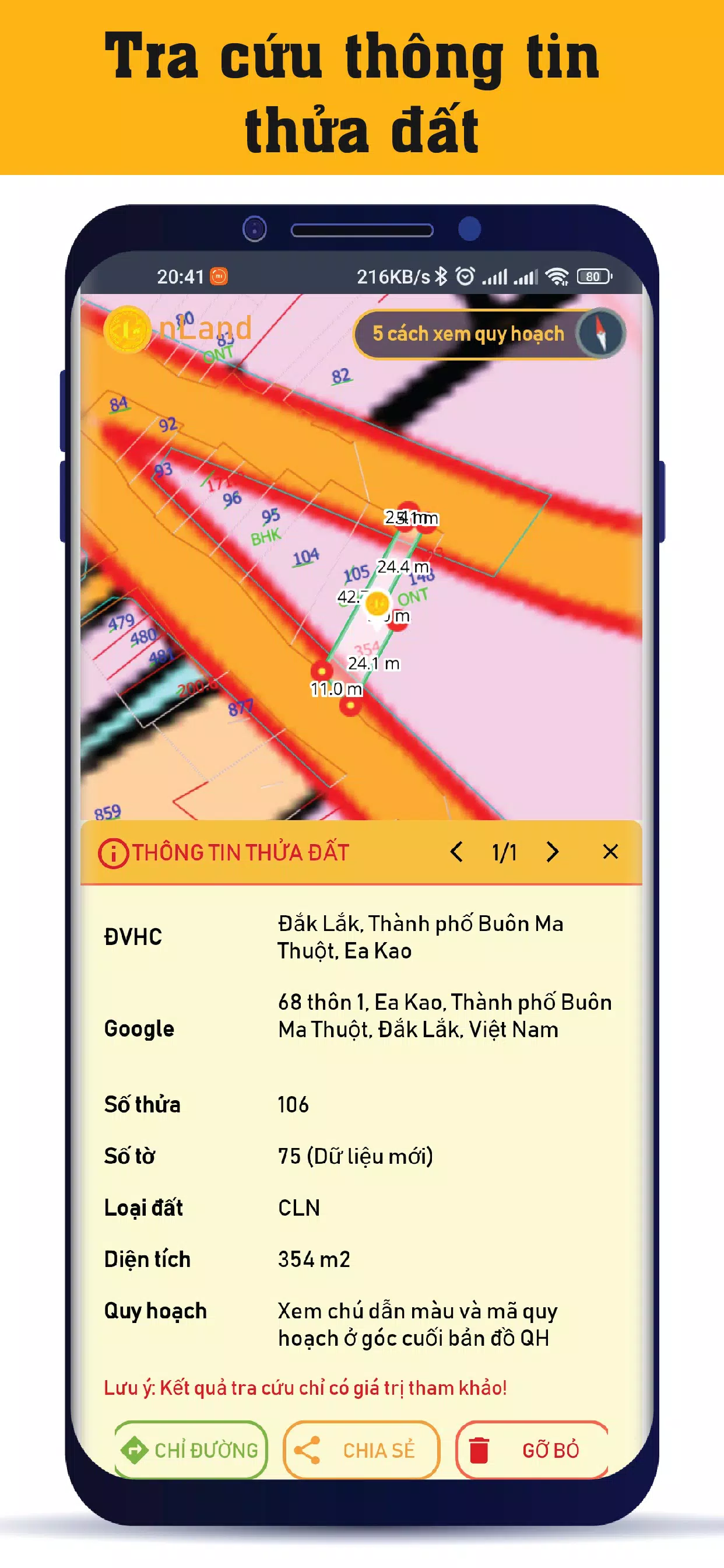 Onland-Xem quy hoạch toàn quốc Screenshots4