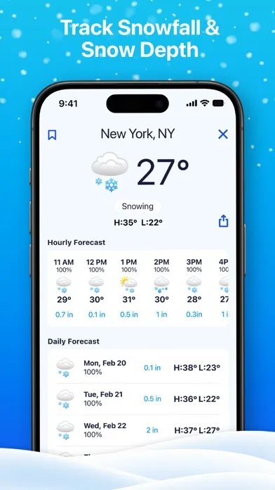 Ảnh chụp màn hình của Weather Hi-Def Radar Forecast