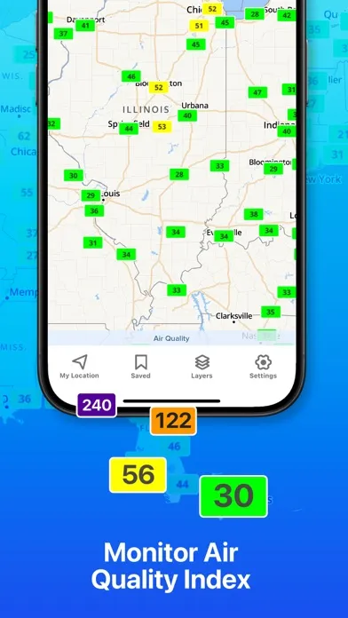 Ảnh chụp màn hình của Weather Hi-Def Radar Forecast