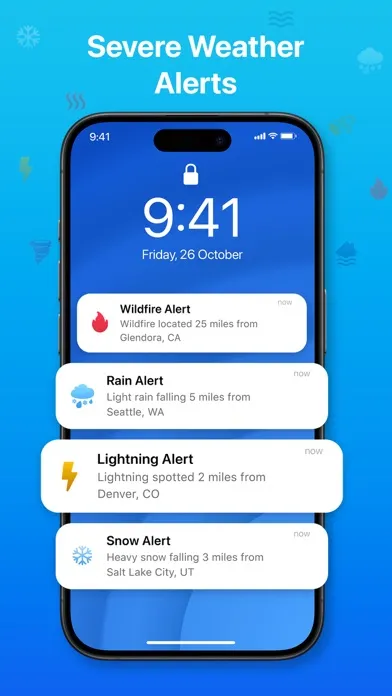 Ảnh chụp màn hình của Weather Hi-Def Radar Forecast