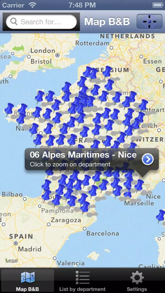 Capturas de pantalla de B&B, Gîtes in France