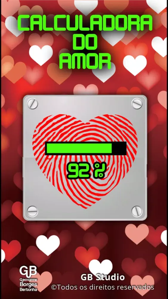 Calculadora do Amor Digital應用截圖