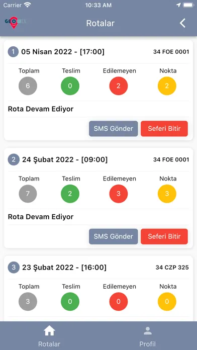 GeoWix Ekran Görüntüleri