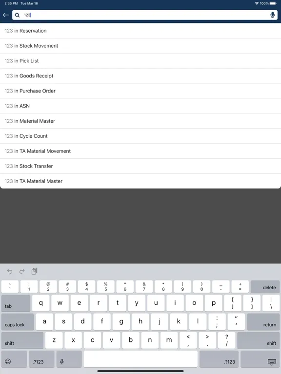 Ảnh chụp màn hình của GEP NEXXE iPad 