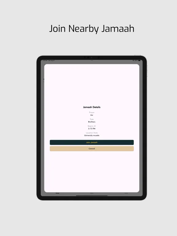Jamaah iPad  Ekran Görüntüleri