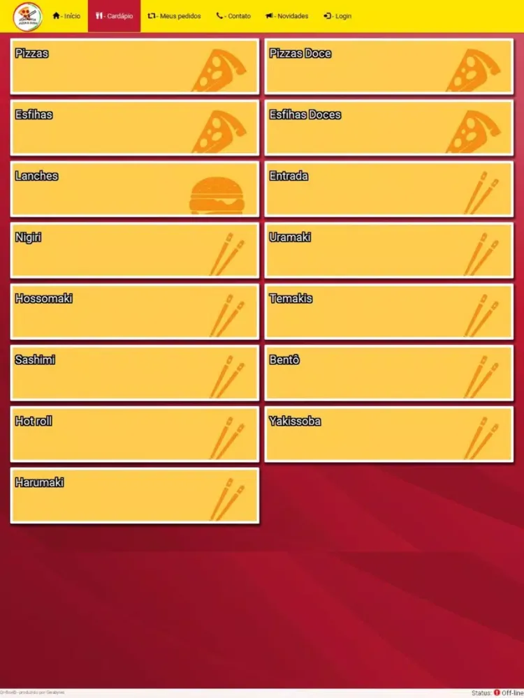 DollaBela Pizza & Sushi iPad  Screenshots