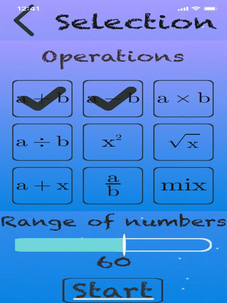 MathMind iPad  Screenshots