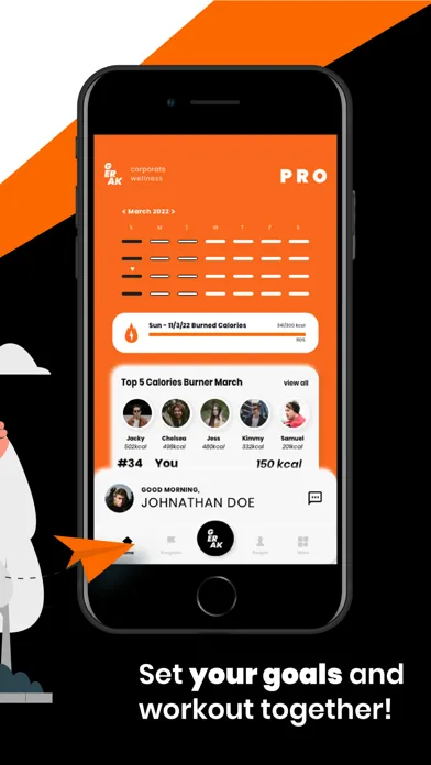 GERAK PRO - Corporate Wellness Screenshots