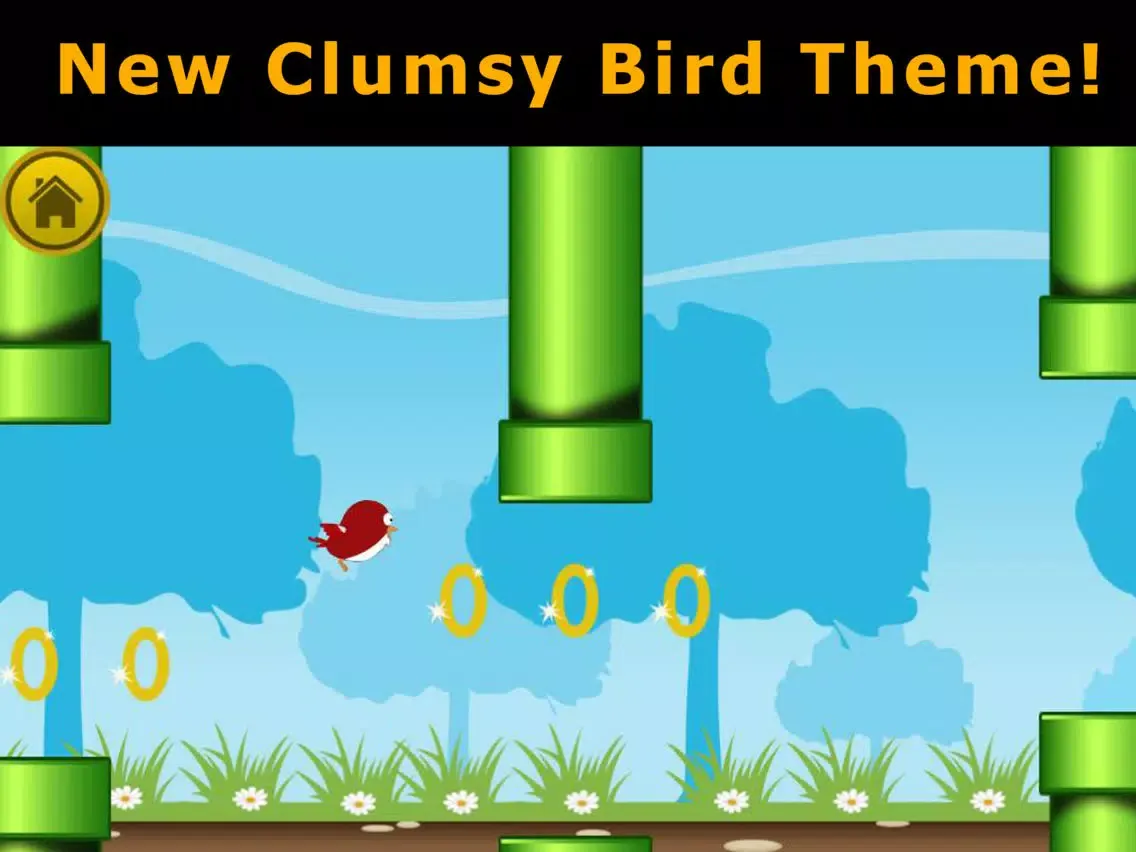 Clumsy Bird iPad  स्क्रीनशॉट