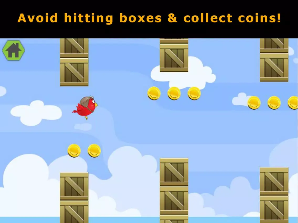 Clumsy Bird iPad  स्क्रीनशॉट