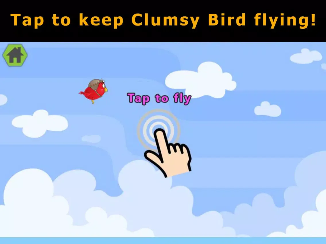 Clumsy Bird iPad  स्क्रीनशॉट