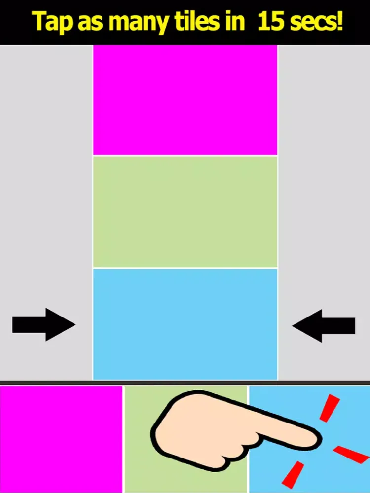 Color Tiles - Don't tap the wrong color tiles iPad  স্ক্রিনশট