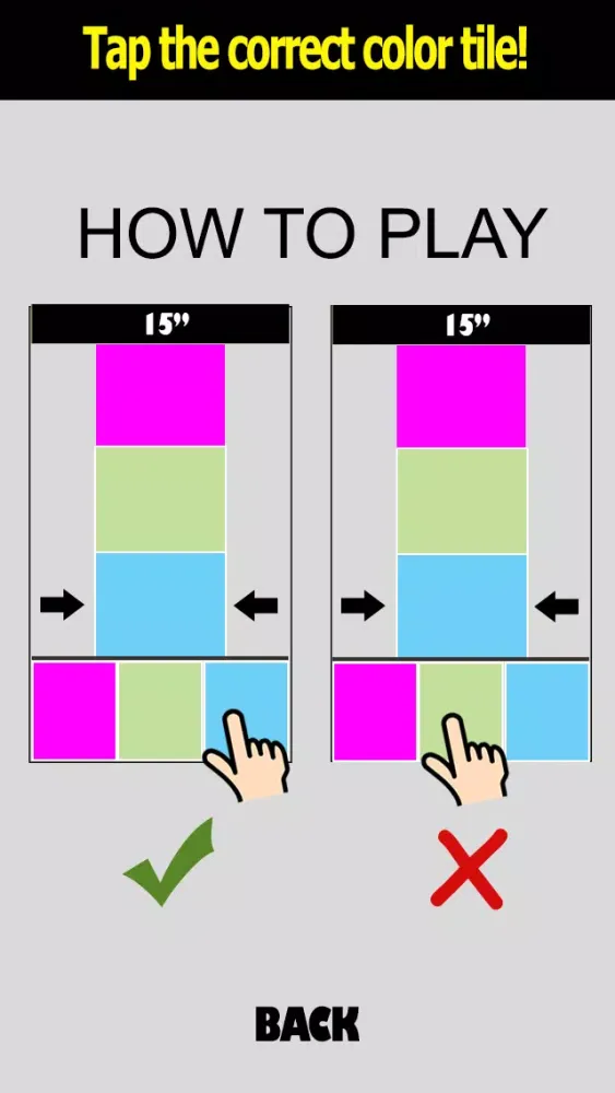 Color Tiles - Don't tap the wrong color tiles স্ক্রিনশট