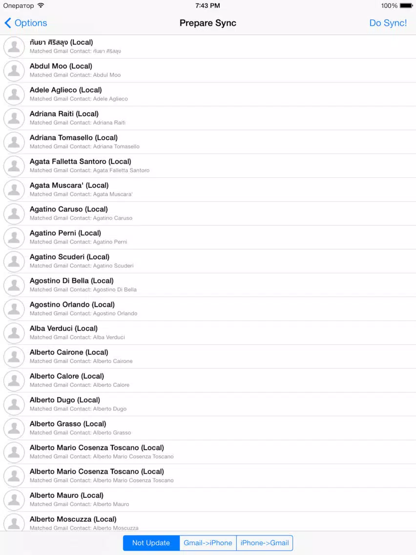 iContactsPro+ - Advanced Contact & Group Manager iPad  Screenshots