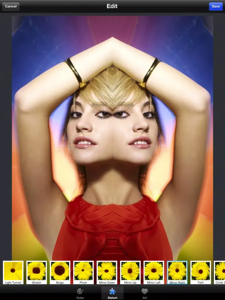 Cool Camera - Free photo booth effects live on camera,photo editor,pic collage,funny distort,art,color picture effects iPad Screenshots