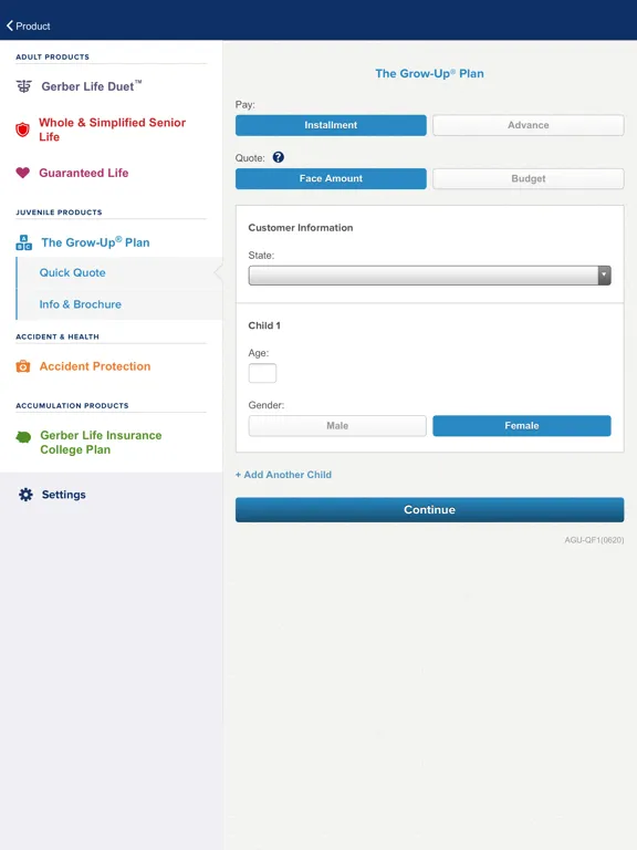 Gerber Life for Agents iPad  स्क्रीनशॉट