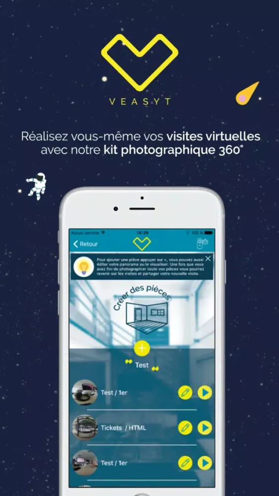 Captures d'écran de Veasyt