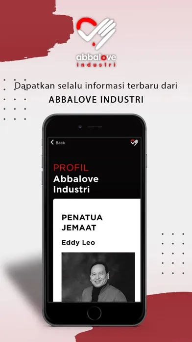 Tangkapan skrin Abbalove Industri