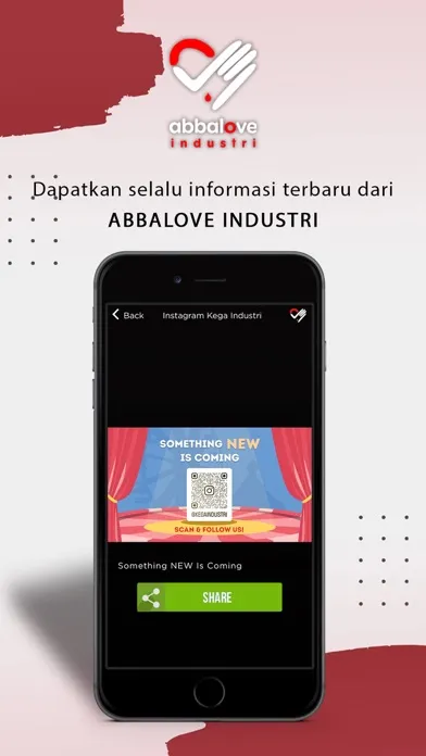 Tangkapan skrin Abbalove Industri