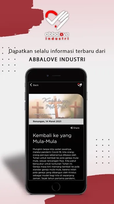Tangkapan skrin Abbalove Industri
