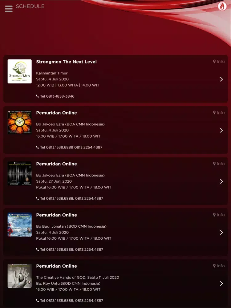 Capturas de pantalla de CMN Indonesia iPad 