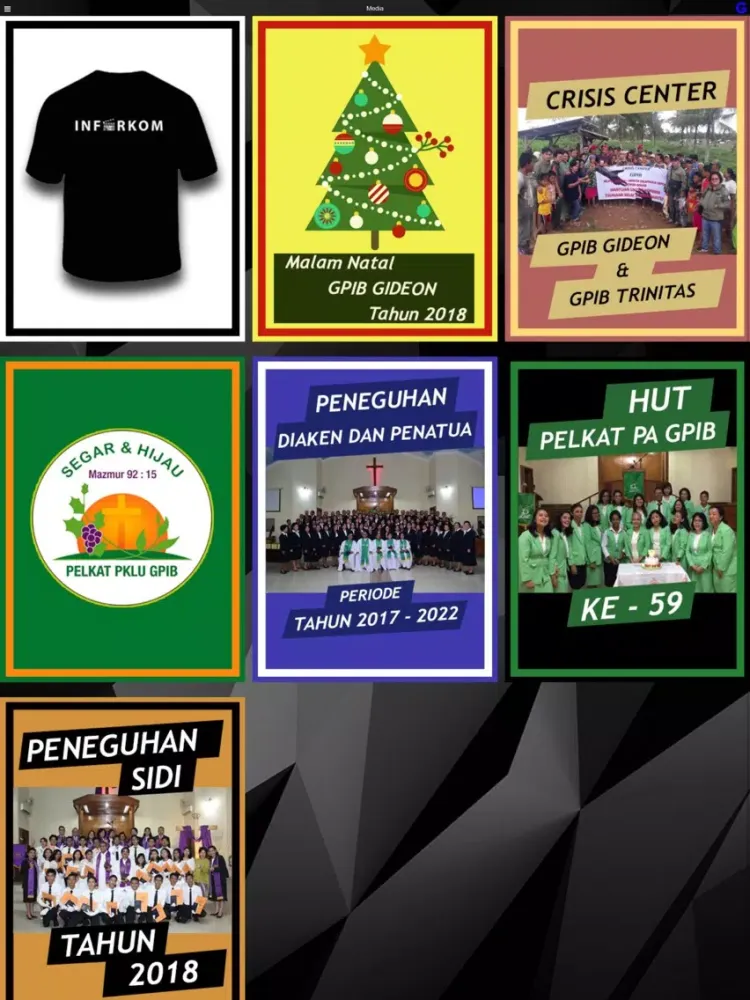 Screenshot di GPIB Gideon Depok iPad 