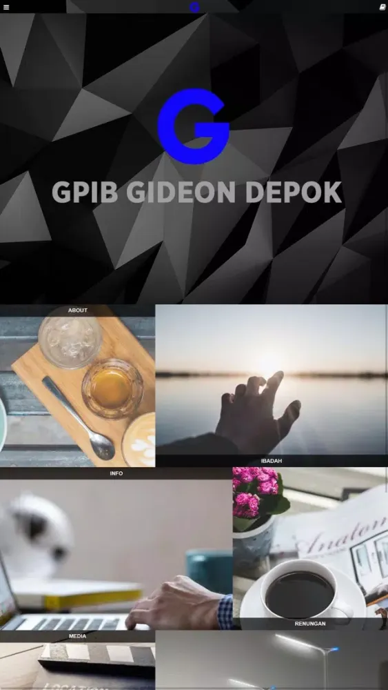 Screenshot di GPIB Gideon Depok